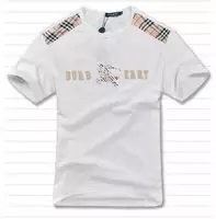 burberry sleeve t-shirt bur03 white pink